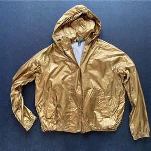 Vintage Ralph Lauren Gold Windbreaker. Size Large.